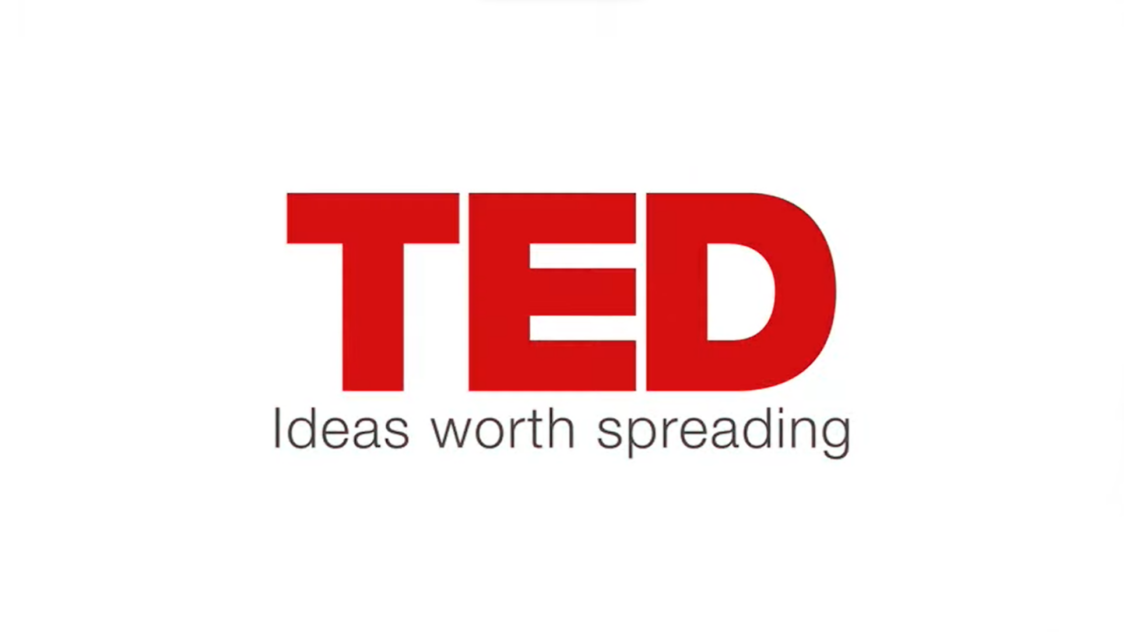 TED ideas worth spreading- red words on a plain white background